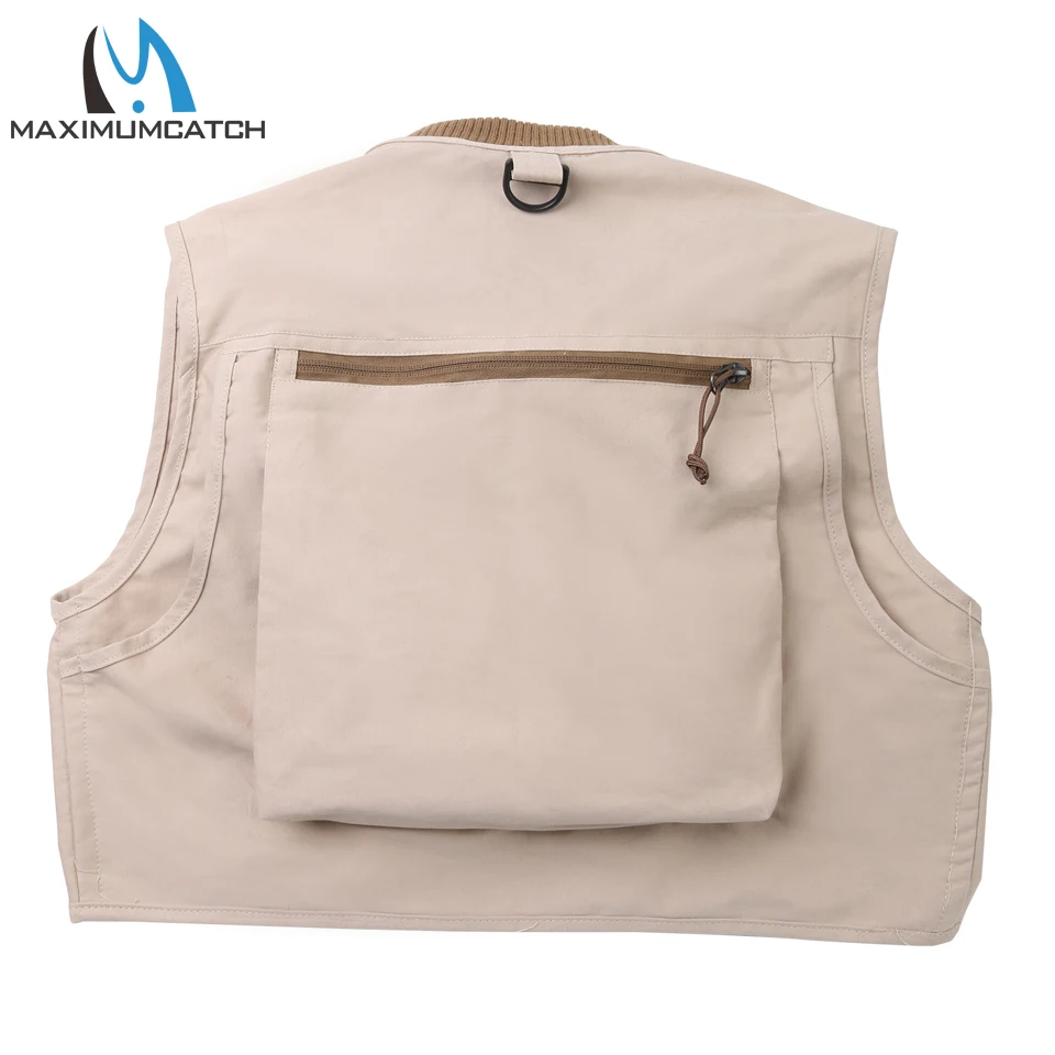 Chaleco de pesca con mosca Maximumcatch, chaleco con mosca, chaqueta para niños jóvenes, multibolsillo para niños, talla juvenil S/M/L - imagen 5
