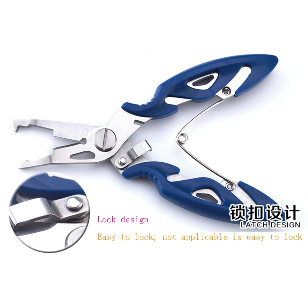 Alicates y tijeras de pesca de acero inoxidable, cortador de línea, señuelo, cebo, kit de herramientas de aparejos de gancho, todo para accesorios de pesca, nuevo - imagen 5