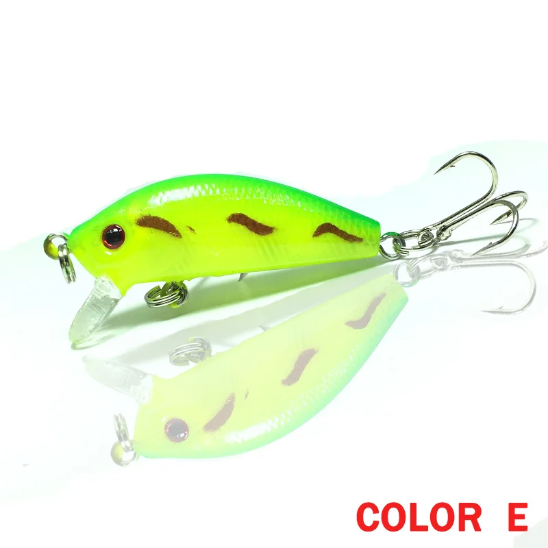 Mini señuelo de pesca Crankbait, 5cm, 3,6g, Wobbler, aparejos de plástico duro, 1 ud. - imagen 3