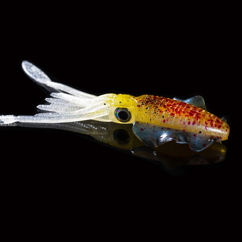 SUNMILE-señuelo de pesca suave, 20g, 150mm, luminoso/UV, Calamar, pulpo, Leurre Souple, Wobbler de mar - imagen 5