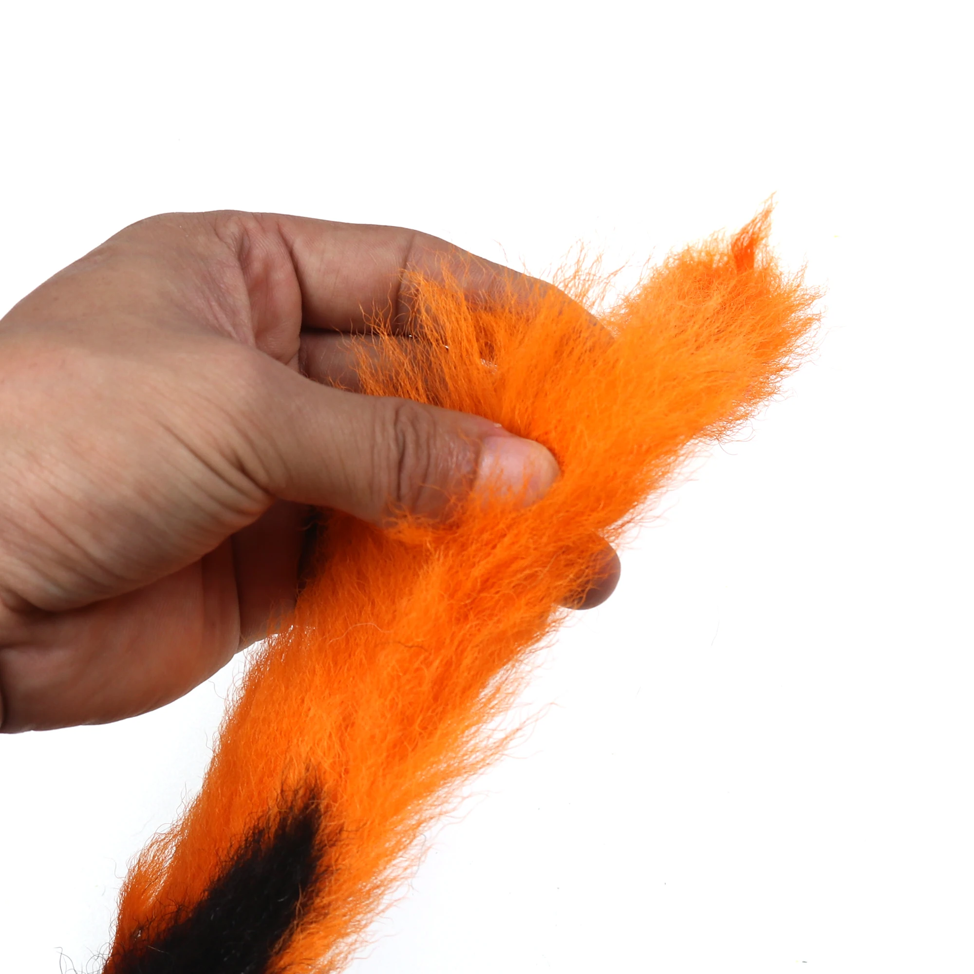 Bimoo cola de becerro mosca seca, Material para atar moscas, alas de pelo, paracaídas Trudes, moscas secas, multicolor, 1 unidad - imagen 3