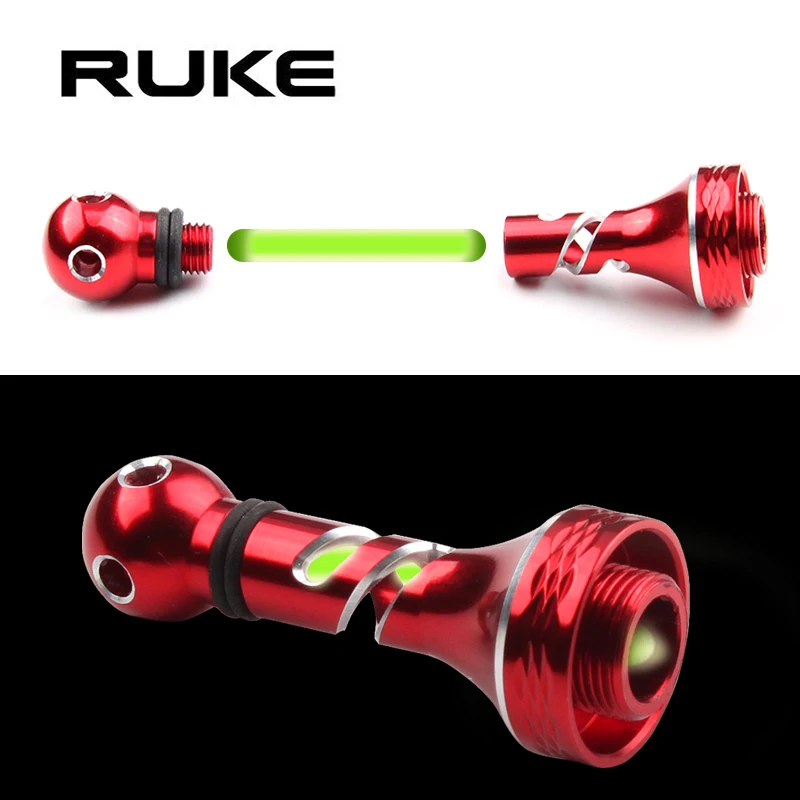 Ruke 1 pieza de soporte de carrete de pesca luminoso para carrete giratorio tipo Shim/Daiw longitud 46 mm peso 7,4 g muy hermoso de alta calidad - imagen 3