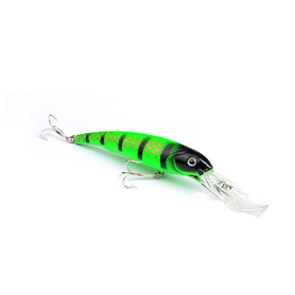 FISHINAPOT-señuelo de pesca de pececillos, 1 unidad, 16,5 cm, 28g, Crankbait grande, curricán, cebo duro Artificial para Lucio, carpa, Wobbler - imagen 4