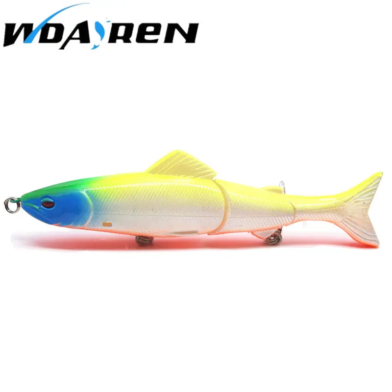 Señuelo de pesca Artificial, 1 unidad, 12,5 cm, 17,5g, Minnow, secciones multiarticuladas, cebos duros, Wobblers, Crankbaits, aparejos de pesca - imagen 5