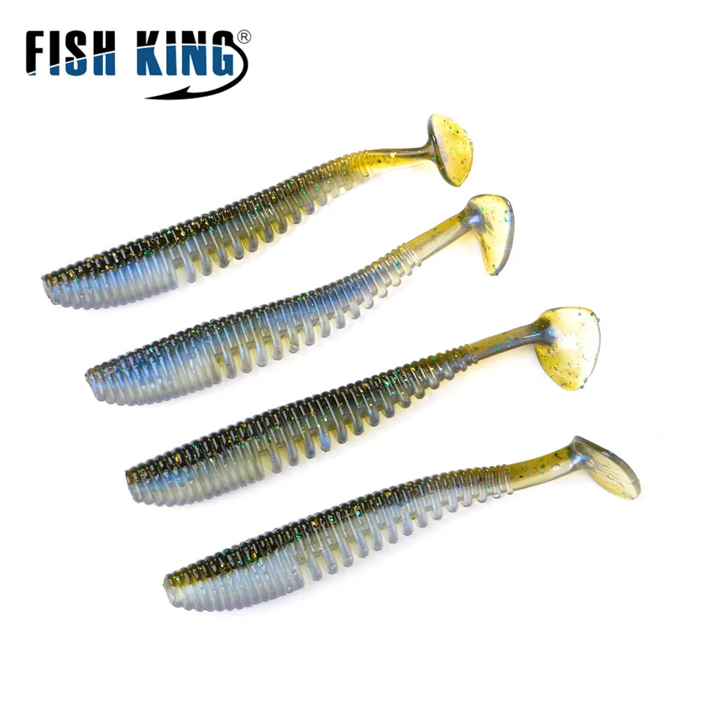 Señuelos de pesca NGB 75mm 100mm 125mm cebos artificiales Wobblers señuelos blandos Shad carpa pesca de silicona cebos blandos aparejos - imagen 3
