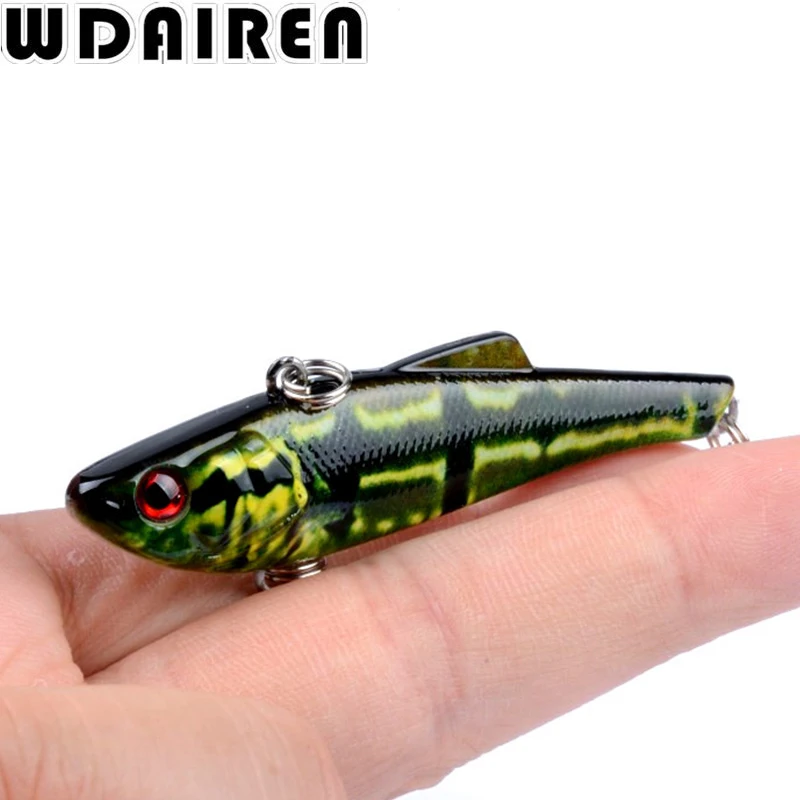 Señuelo de pesca que se hunde, 70mm, 6,6g, Crankbaits, cebo Artificial duro, VIB, vibración, toda la profundidad, aparejos de pesca de carpa de hielo de invierno, 1 ud. - imagen 2