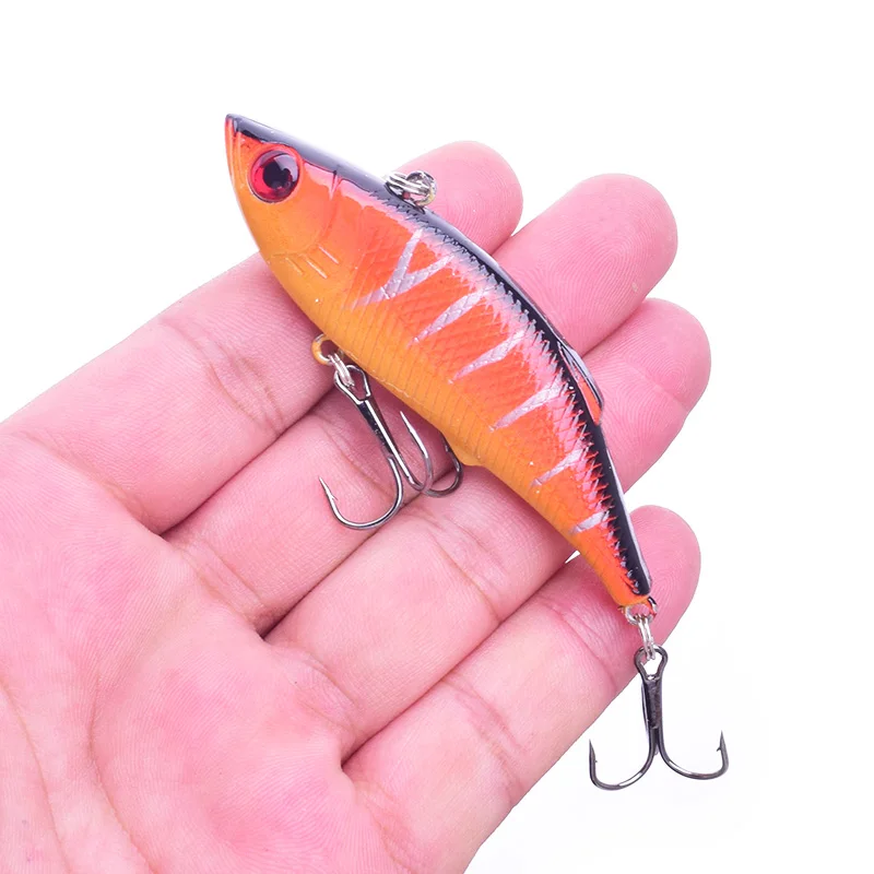 Señuelos de Pesca que se hunden VIB, cebo duro Artificial con plomo interior, anzuelo de pesca en hielo, aparejos de pesca, 1 ud., 75cm, 11g - imagen 4