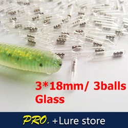 Sonajas de Sonido para Jig Head – Tubo Ruidoso 3-5mm para Cebo Blando