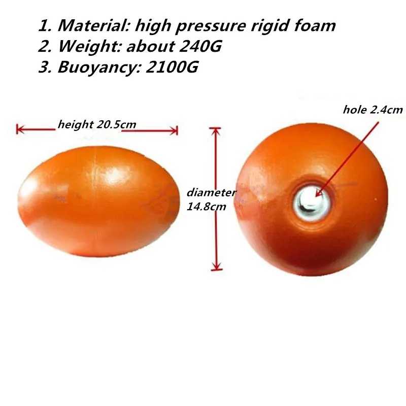 Flotadores de espuma rígida de alta presión, boya de pesca, redes de pesca, flotadores de canal, accesorios para piscina - imagen 2