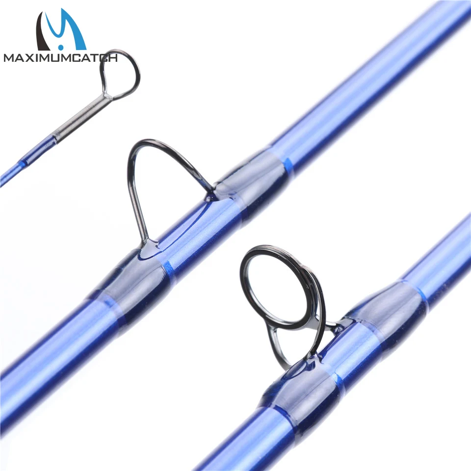 Maximumcatch-caña de pescar de fibra de carbono, accesorio para agua salada, 30T SK, 8-10WT, con microajuste mecanizado CNC, carrete de arrastre y Combo de línea - imagen 5