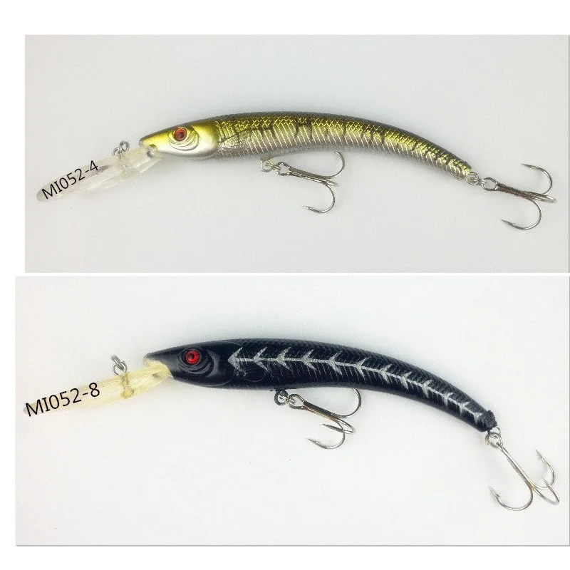 Señuelo de pesca Minnow tablero de lengua larga señuelos de plástico duro Artificial cebos 16g buceo profundo fundición larga 1 pieza venta - imagen 2