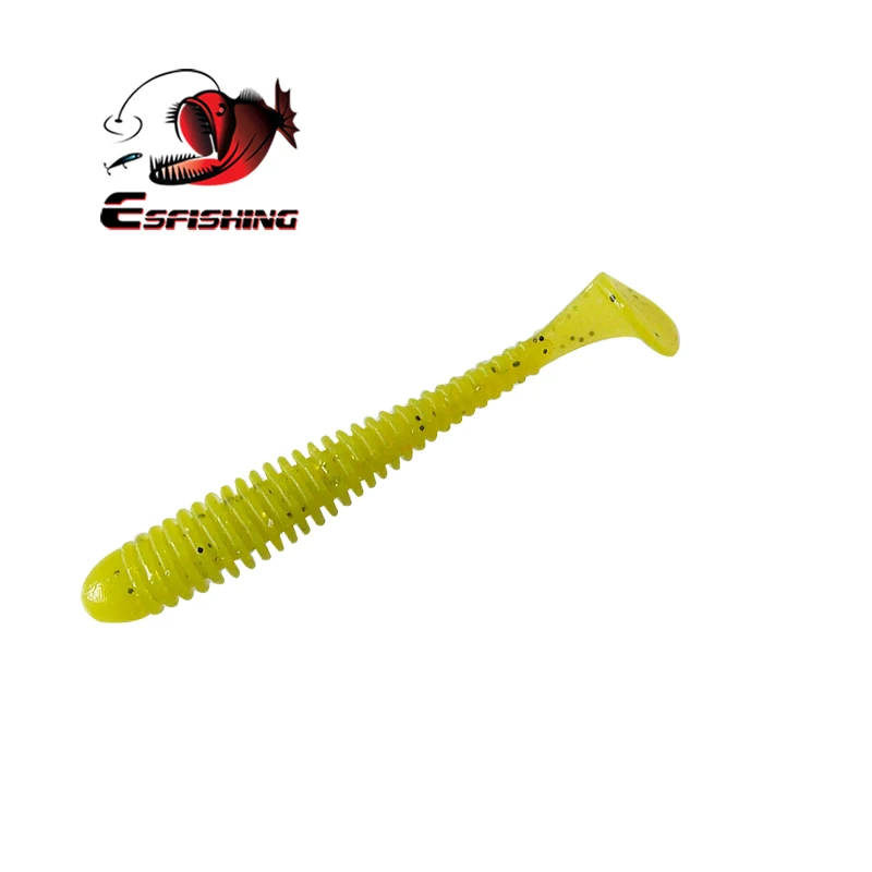 ESFISHING Swing Impact Ring Shad 50mm silicona suave señuelo cebos Pesca Leurre Souple accesorios de Pesca Artificial - imagen 3