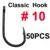 50PCS Size 10