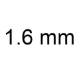 1.6 mm