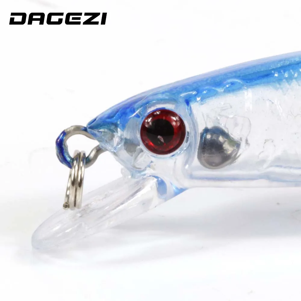 DAGEZI-SEÑUELOS DE PESCA DE color claro, wobbler, 9cm, 9g, señuelo de lubina, crankbait, aparejos, envío gratis, 5 unids/lote - imagen 4