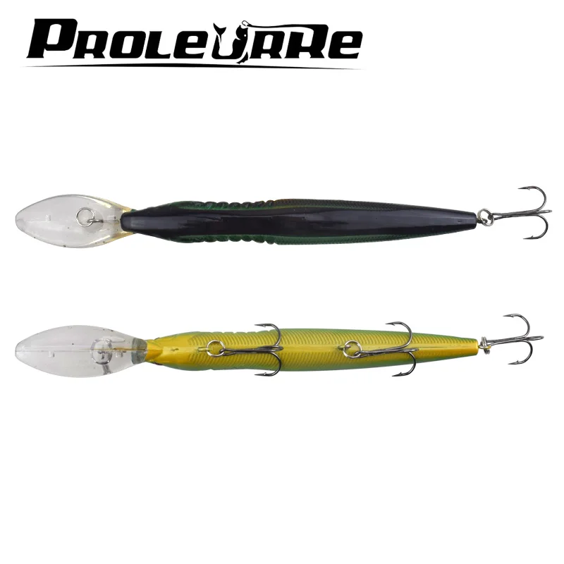 Señuelos de Pesca de pececillos que se hunden, Wobbler Artificial duro, cebos falsos Crankbait, aparejos de Pesca, 145mm, 13,8g, 1 unidad - imagen 4