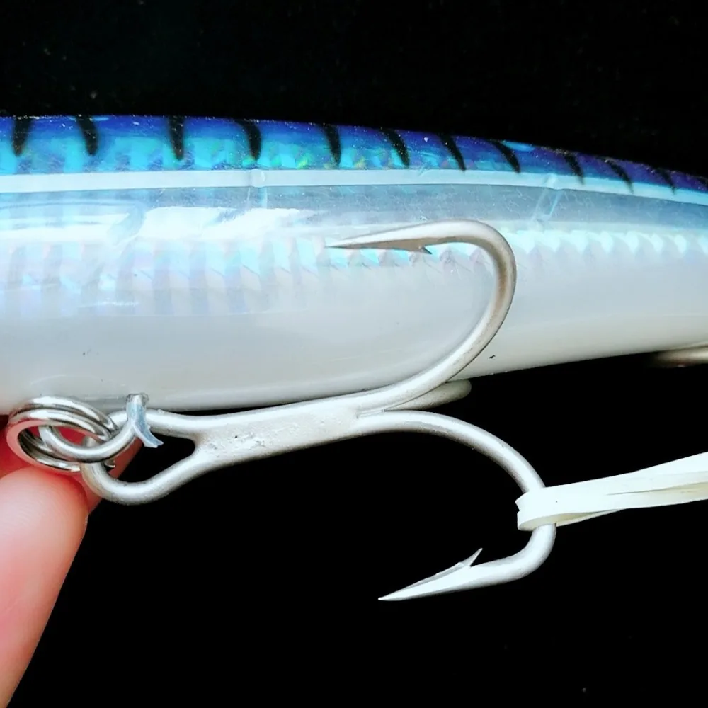 Noeby, 1 unidad, 16cm/73g, 14cm/52g, 12cm/32g, señuelo de pececillo de pesca, cebo Artificial duro, aparejos de pesca, pececillo de wobbler - imagen 5