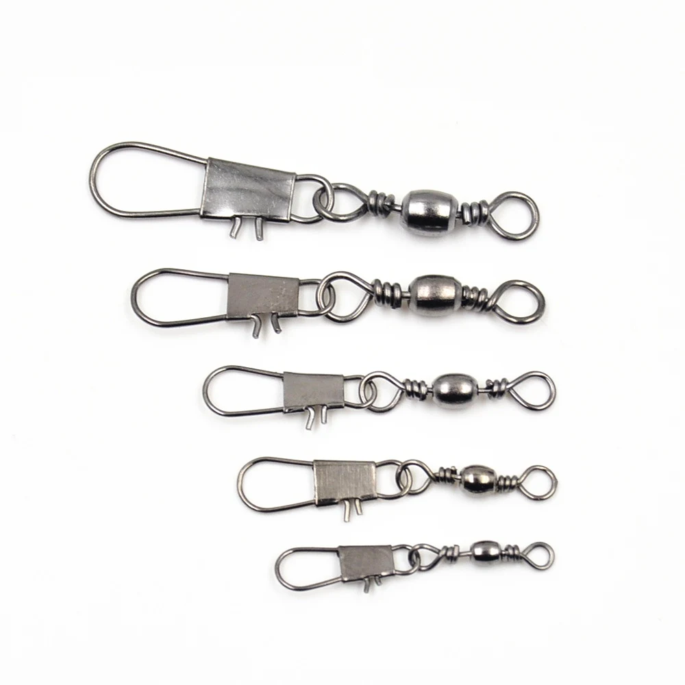 Conector de carpa para Pesca al aire libre, de 8 palabras abrazadera de anillo, conexión a granel, accesorios para Pesca, 20 Uds./lote - imagen 2