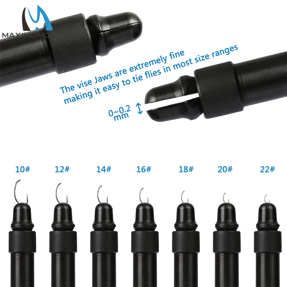 Maximumcatch-tornillo de hierro giratorio para atar moscas, Herramienta de gancho para moscas, Base resistente - imagen 4