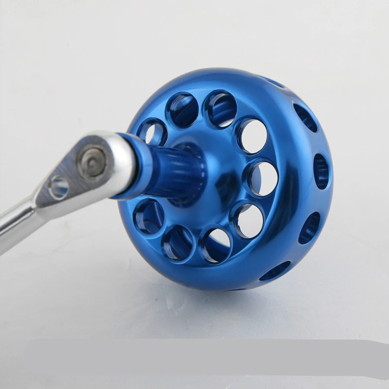 Okuma-carrete de pesca SALINA II, accesorio giratorio con doble freno, para carpa marina, carrete de alambre de aleación de aluminio - imagen 3