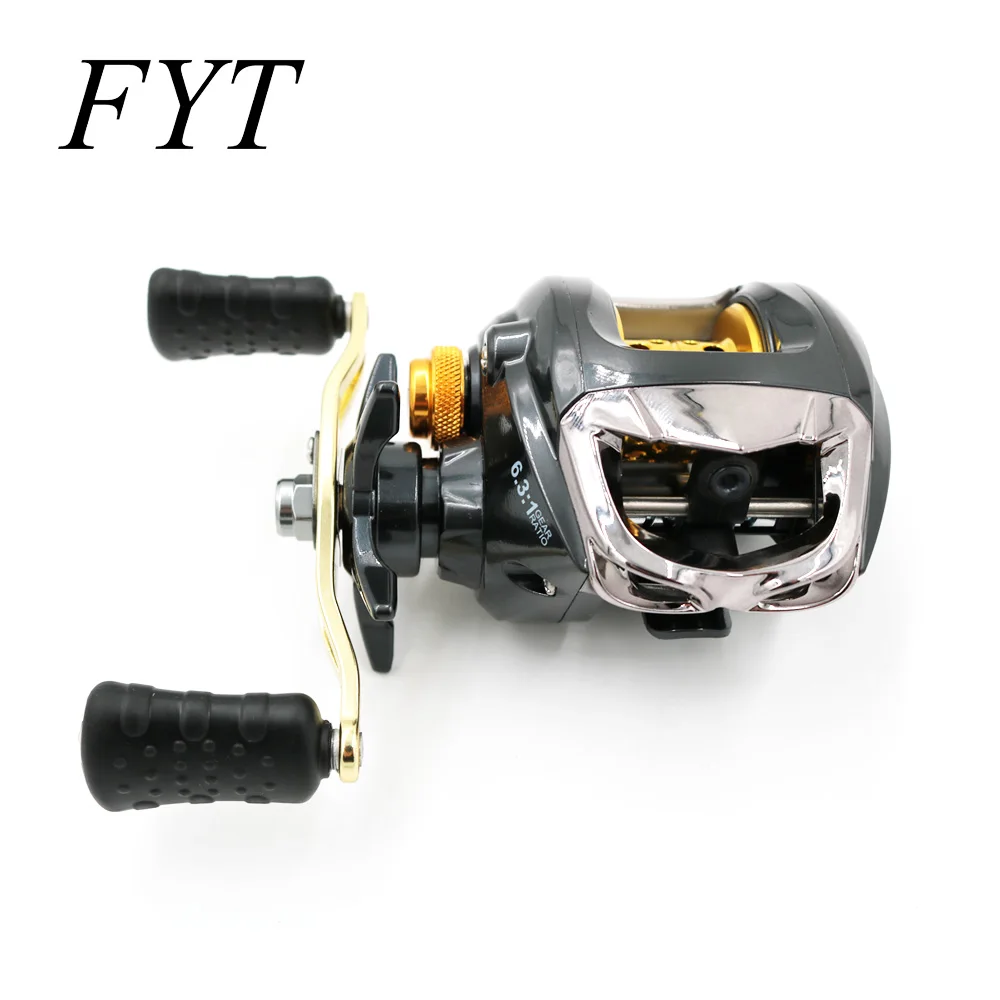 Carrete de pesca Baitcasting, 13 rodamientos, impermeable, mano izquierda, alta velocidad, sistema de freno magnético, LG200 - imagen 5