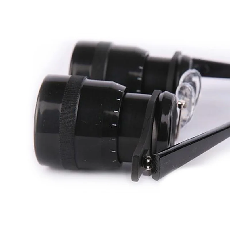 Gafas de Pesca con Zoom 10 veces ajustable, binoculares ultraligeros de Metal de 66g, mano libre, telescopio de vidrio polarizado, Pesca T45 - imagen 4