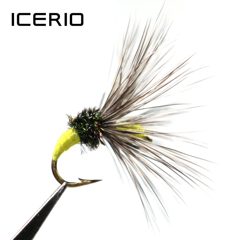 ICERIO-SEÑUELOS DE pesca con mosca Tenkara, 6 piezas, Sakasa Kebari, mosca inversa, trucha, #12