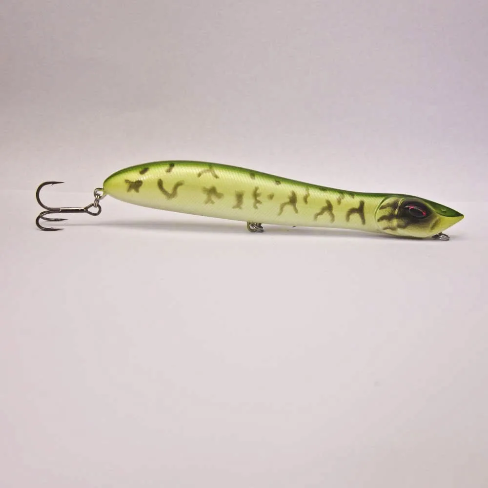 Señuelo de pesca Topwater Popper, cabeza de serpiente, Wobbler, 140mm/26g - imagen 5