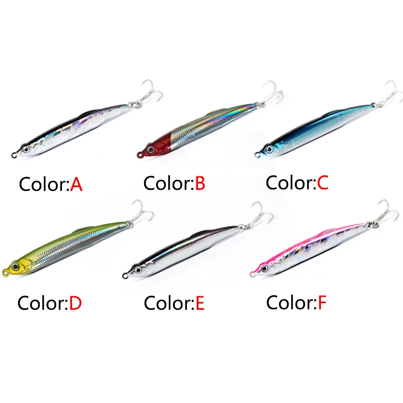 OUTKIT, alta calidad, 1 Uds., señuelo de pesca con palo de Thrill, 7cm, 9g, lápiz que se hunde, sábalo de fundición larga, cebo Artificial para pececillos, señuelos para Lucio - imagen 4