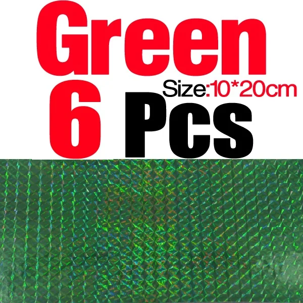 6pcs Green