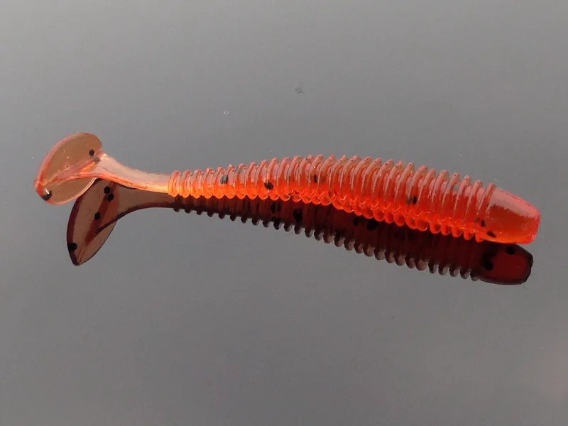 MNFT-señuelo Artificial de Pesca de 25 piezas, gusano realista, cebo de manivela suave, 0,6g/4,5-5cm, simulación de cola en T, gusano, Swimbait - imagen 2