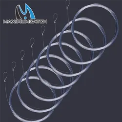 Maximumcatch Líder Cónico para Mosca – Nailon transparente – 3m con Loop