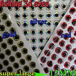 Ojos de pesca 3D realistas 3-12mm – Colores variados