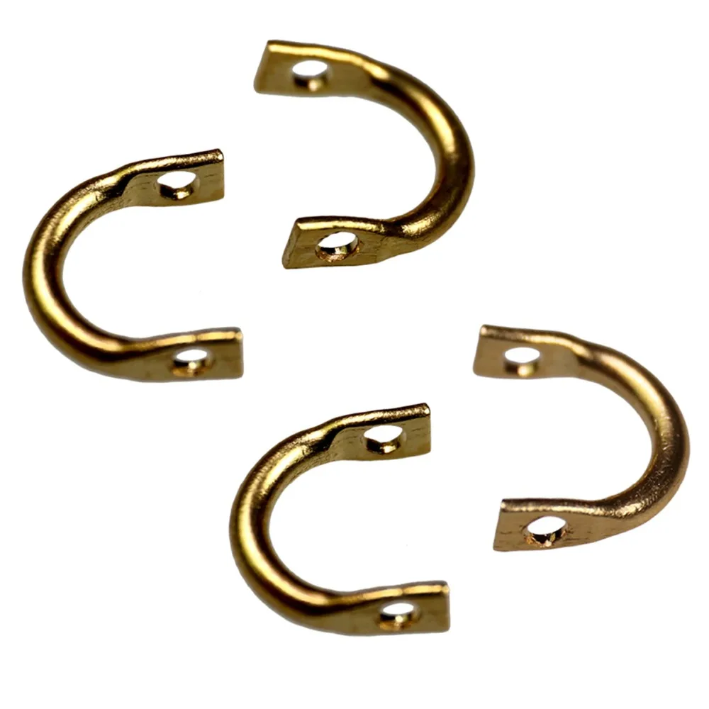 100 Uds. Kit de aparejos de horquillas dobladas de pesca Easy Spin, horquillas giratorias, accesorios de Señuelos de Pesca DIY de latón de fácil giro