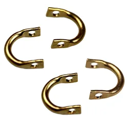 100 Uds. Kit de aparejos de horquillas dobladas de pesca Easy Spin, horquillas giratorias, accesorios de Señuelos de Pesca DIY de latón de fácil giro