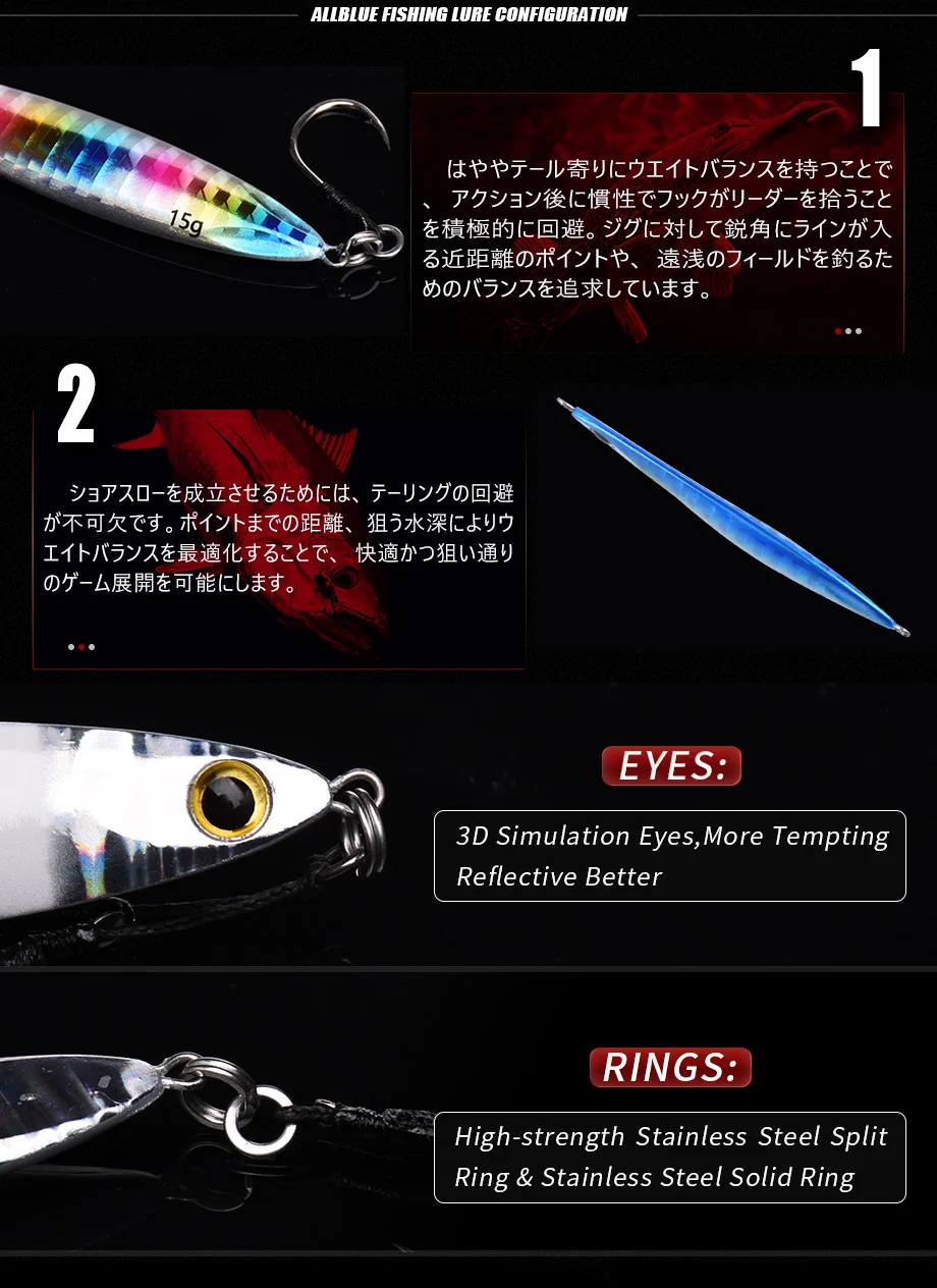 Anzuelo - Movimiento en agua