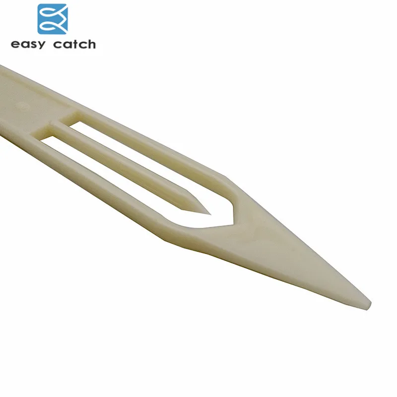 Easy Catch red de pesca de plástico, Lanzadera de aguja de reparación, 7 tamaños, red de reparación blanca, Lanzadera de aguja, accesorios de pesca, 10 Uds. - imagen 4