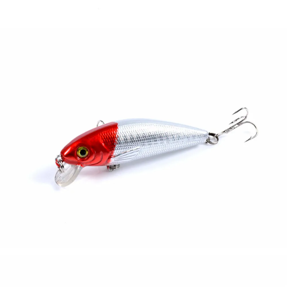 Señuelo de Pesca de pececillos, cebo Artificial duro, ojos 3D, 7,2 cm, 8,7g, Wobblers, Crankbait, cebos flotantes de plástico, 1 unidad - imagen 5