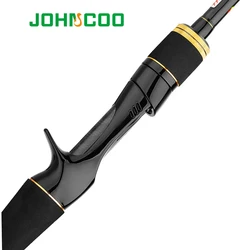 Caña de pescar casting JOHNCOO Steed – Viaje 4 secciones acción rápida