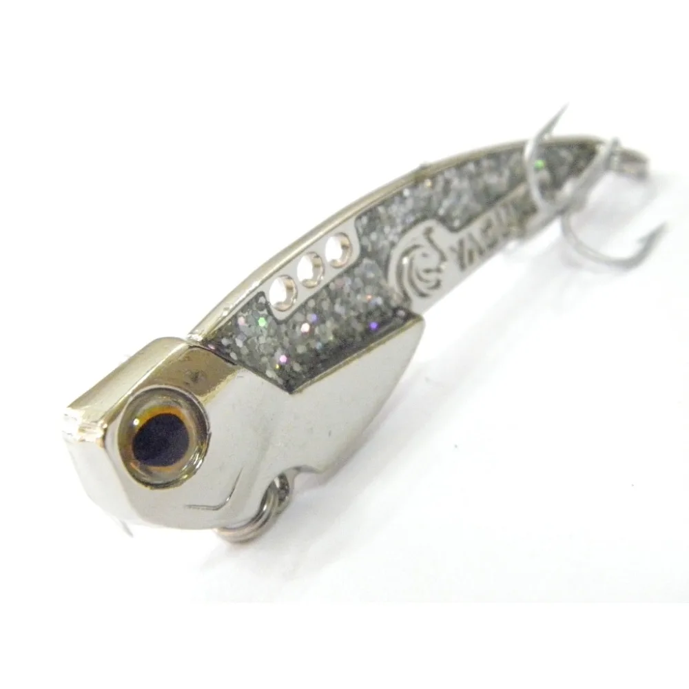 WLure-señuelo de Metal chapado en oro y plata, 10g, 15g, 20g, Yacuma, con purpurina, Vertical, para Jigging BL10 - imagen 3