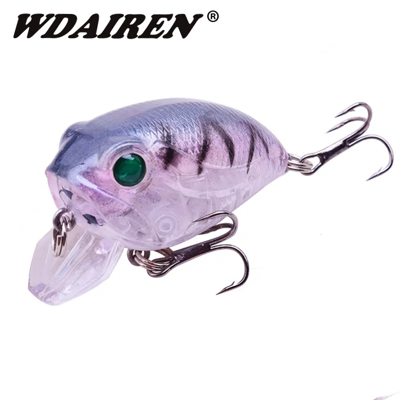 Señuelos de Pesca de manivela de alta calidad, cebo duro Artificial, aparejos de superficie de 45mm y 8g, pececillos japoneses, Wobblers, Swim Crankbait, 1 unidad - imagen 2