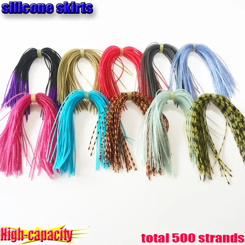 Producción profesional de alta calidad, gran capacidad, 50 hebras, 10 mechones, faldas silincónicas, total de 500 hebras - imagen 2