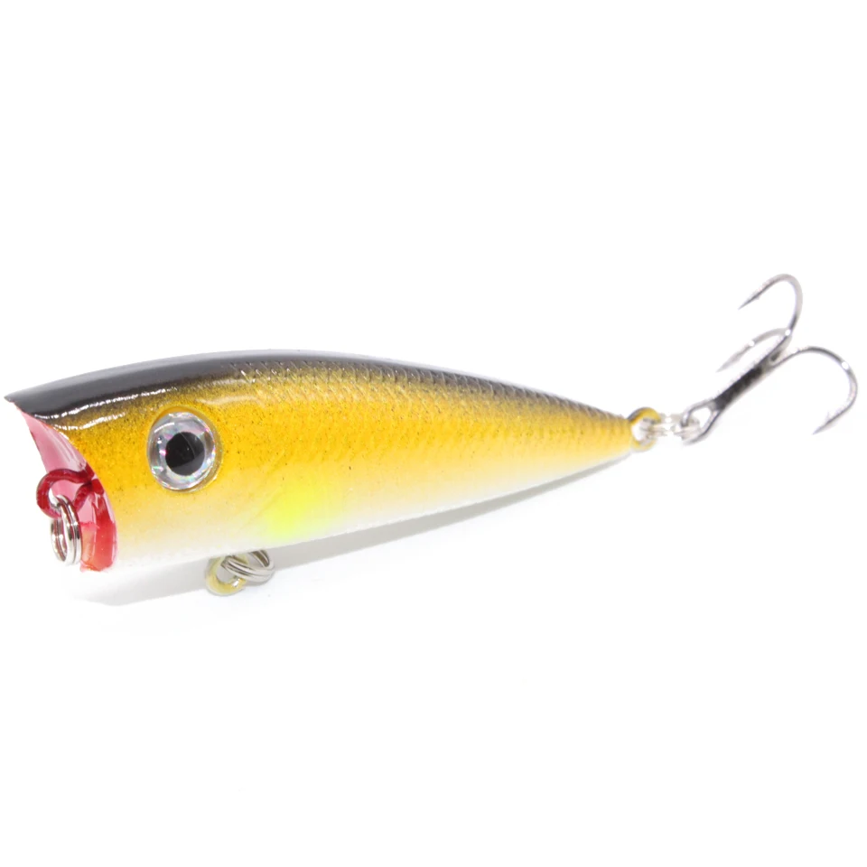 Señuelos de Pesca Mini Popper, cebo duro artificial de Japón, ojos 3D, Crankbait, Wobblers, aparejos Isca Poper, 7g, 6,8 cm, recién llegado, 1 ud.