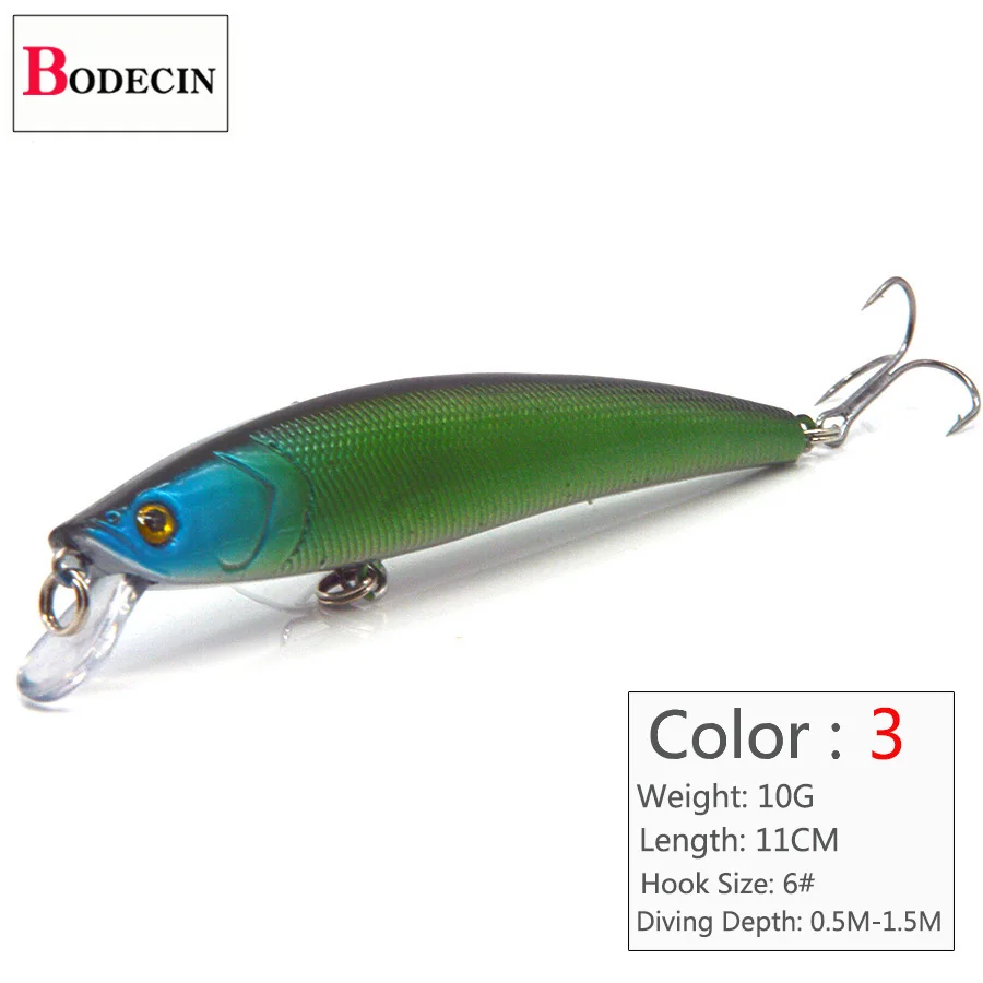 1PCS Aritificial Fishing Lure Bass Jerkbait Minnow Top Water Swimbait Laser Fake Baits Hard Plastic Pike Sea Fishing Lures Tackle (3)