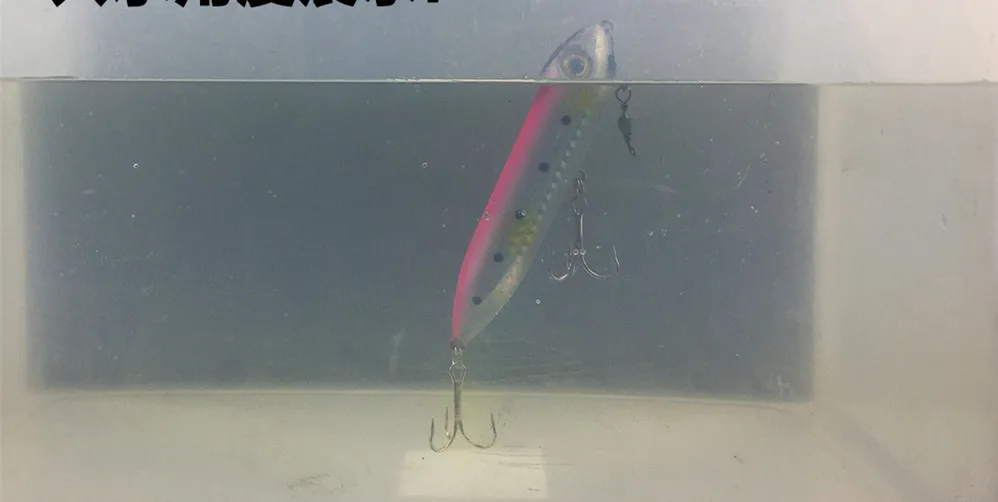 Señuelo de lápiz flotante para pesca, cebo duro de tiro largo, bolas de acero fundido, 9,5 cm/14g - imagen 5