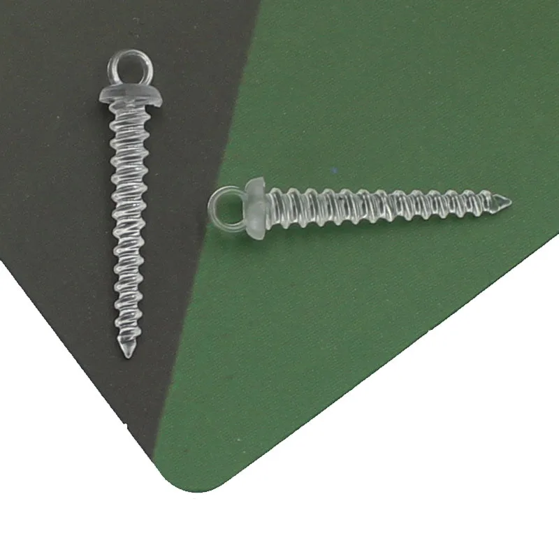 20 piezas Pop Up Boilie tornillo clavija con anillo giratorio D-Rig Chod Rig Terminal aparejos cebo soporte tornillo accesorios de pesca de carpa - imagen 2
