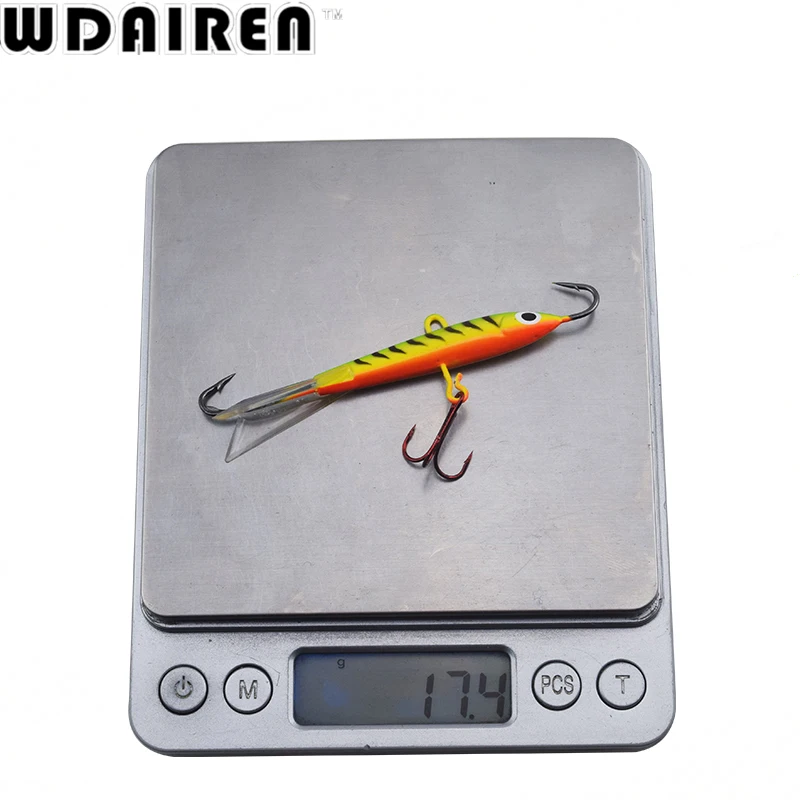 Señuelos de Pesca de plantilla de hielo de invierno de calidad, 8,5 cm, 18g, cebo Artificial, equilibrador de leurre para pesca de carpa, Lucio, aparejos de perca, 1 ud. - imagen 5