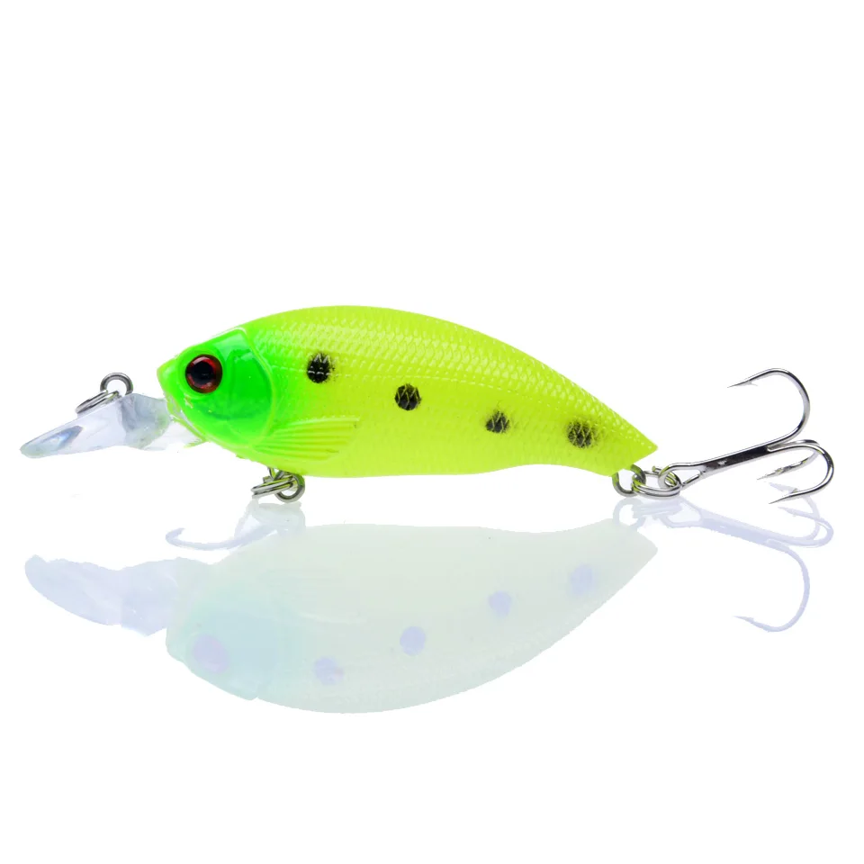 Señuelos de Pesca Minnow duro, cebo Artificial Topwater, Japón Mini, 75mm, carpa