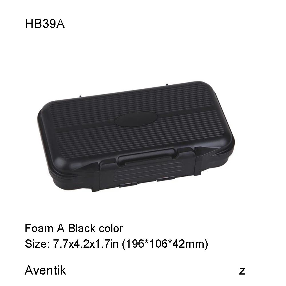 Aventik-caja de almacenamiento impermeable para moscas, anzuelo de cebo, herramientas de pesca, caja de moscas de plástico, tres juegos - imagen 5