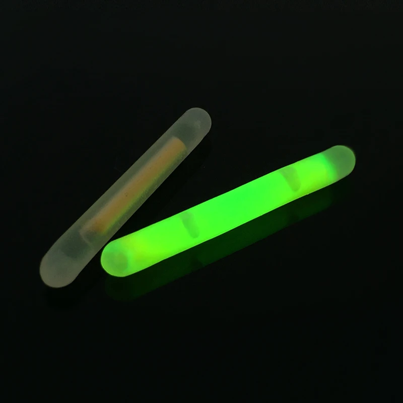 Barra luminosa fluorescente para pesca nocturna, barra luminosa de 3,0x25MM, multicolor, herramientas de pesca, 50 unidades - imagen 3